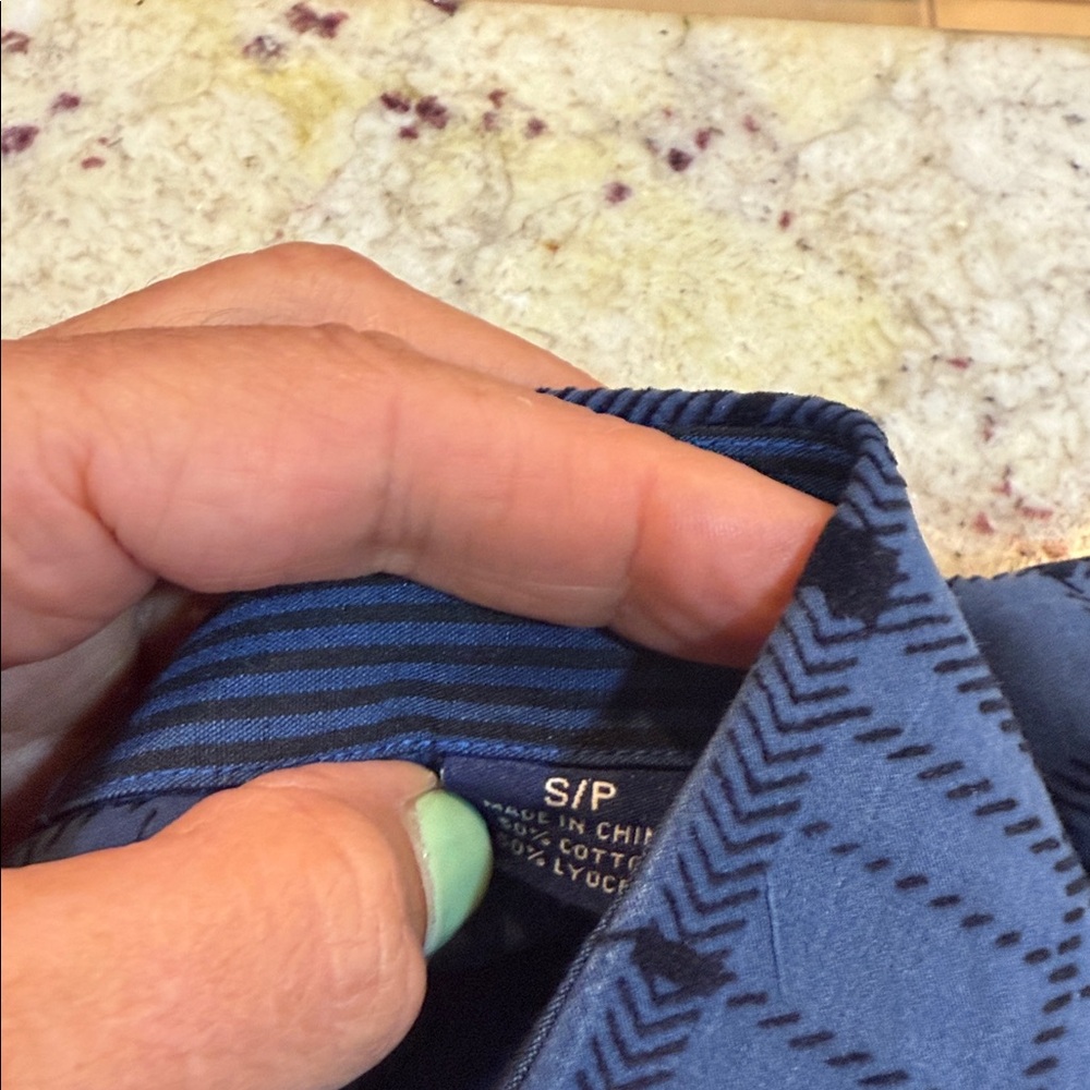 Tommy Bahama Men’s-long-sleeve,plaid button-up shirt Blue/Black Size Small - Picture 3 of 11